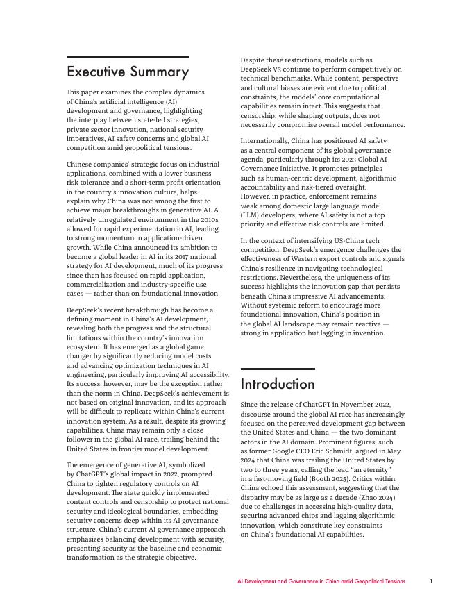 加拿大国际治理创新中心CIGI：在地缘政治紧张局势中的中国人工智能发展与治理（英文版）_第7页