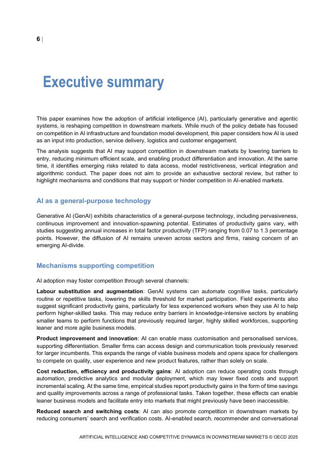 OECD经合组织：2025年下游市场中的人工智能与竞争动态研究报告（英文版）_第7页