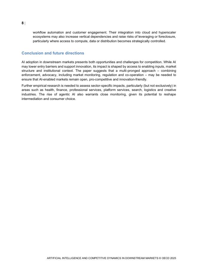 OECD经合组织：2025年下游市场中的人工智能与竞争动态研究报告（英文版）_第9页