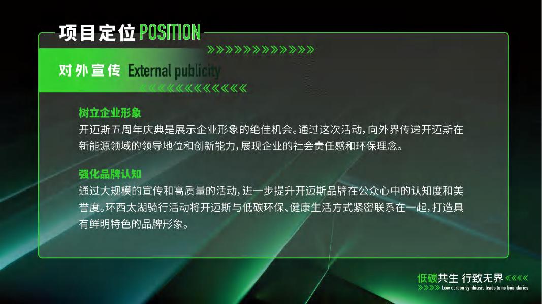 开迈斯低碳共生 行致无界-能源设备材料周年庆典活动策划方案_第10页
