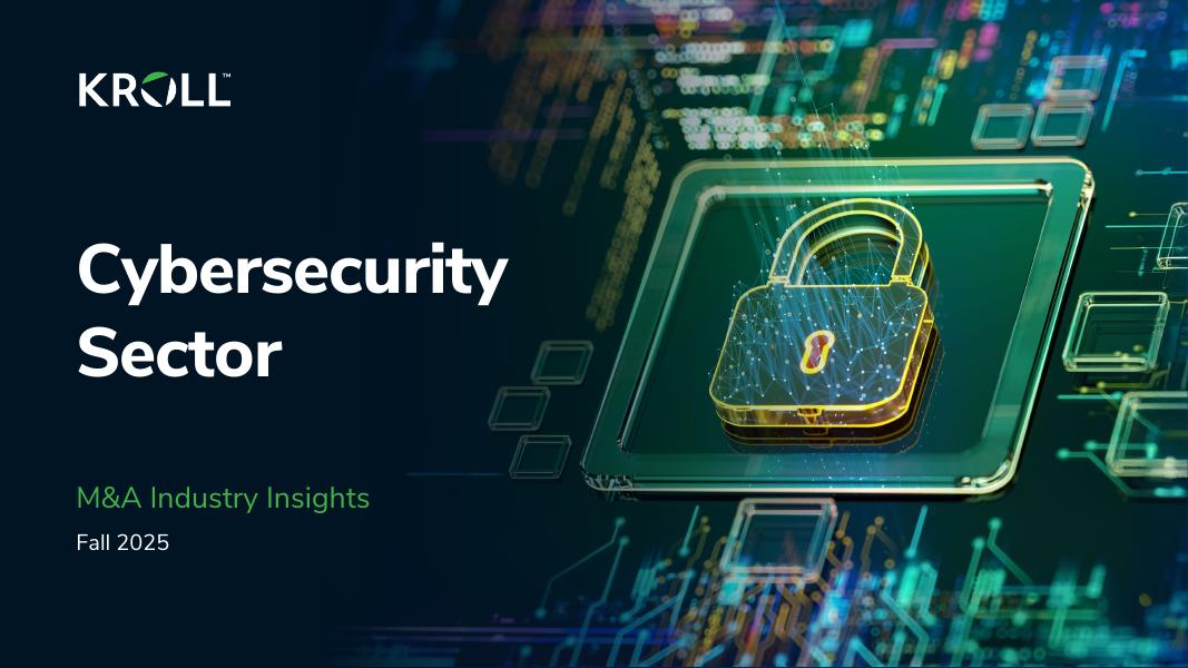 Kroll：2025年秋季网络安全行业更新报告海报
