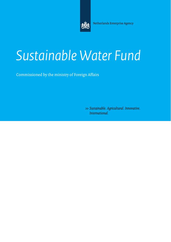 荷兰企业局（RVO）：2025年可持续水基金报告（英文版）海报