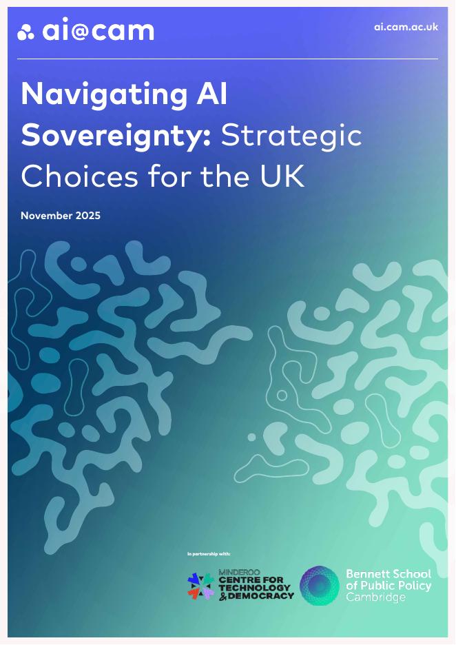 剑桥大学AI：2025年导航人工智能主权：英国的战略选择报告（英文版）海报