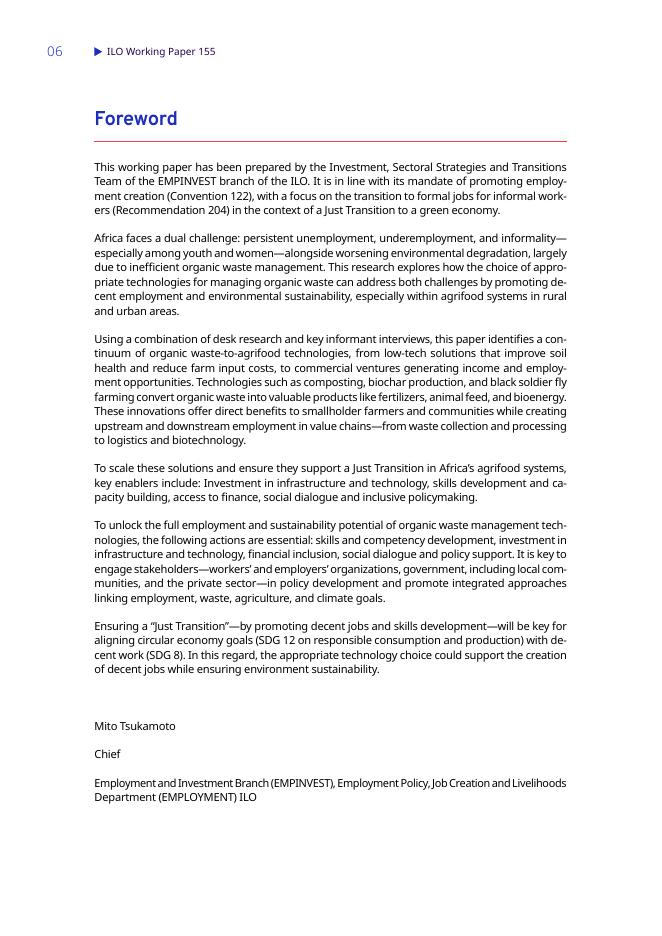 国际劳工组织（ILO）：从有机废物到农业食品价值：循环经济发展与appropriate技术及就业创造（英文版）_第9页
