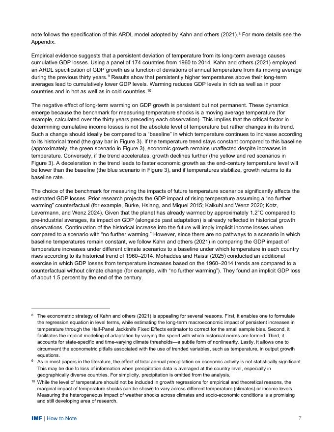 国际货币基金组织：如何将气温上升的影响纳入长期GDP预测（英文版）_第10页
