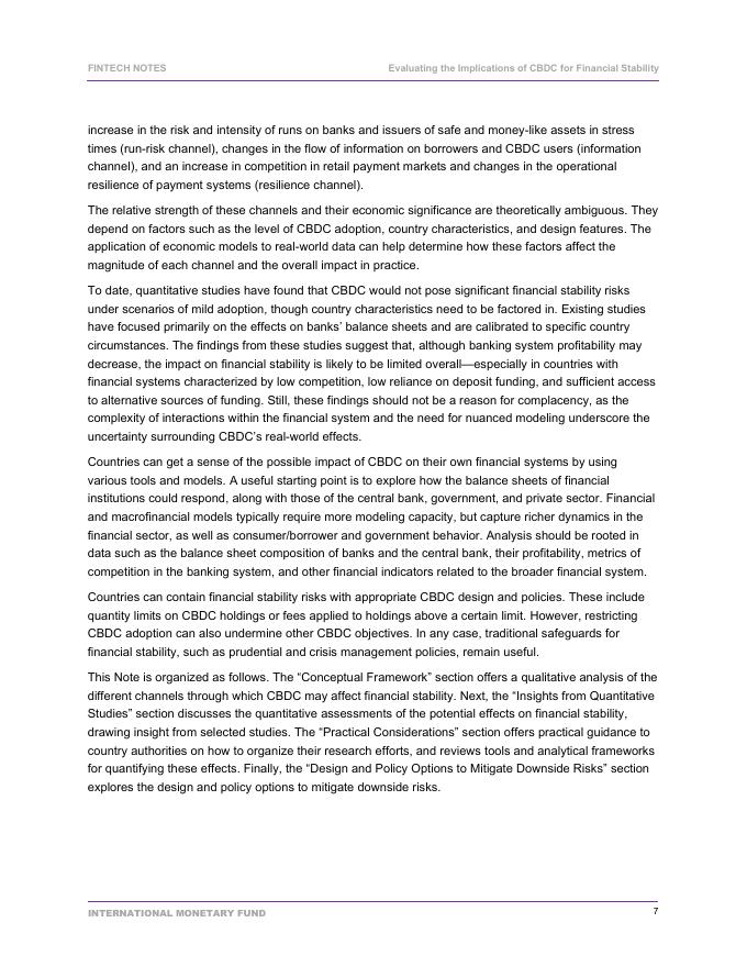 国际货币基金组织：评估CBDC对金融稳定的影响（英文版）_第6页