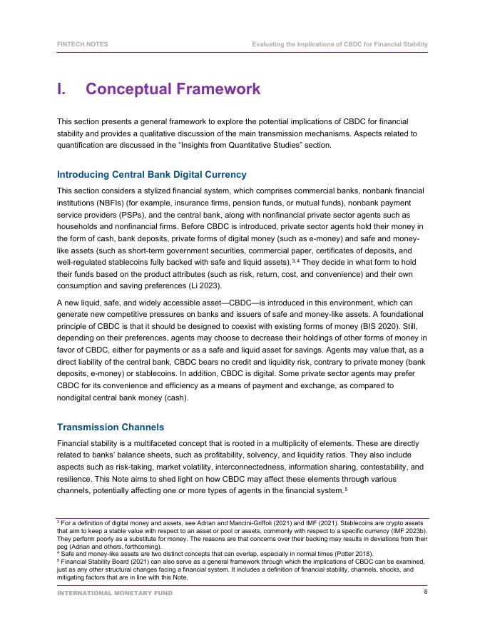 国际货币基金组织：评估CBDC对金融稳定的影响（英文版）_第7页