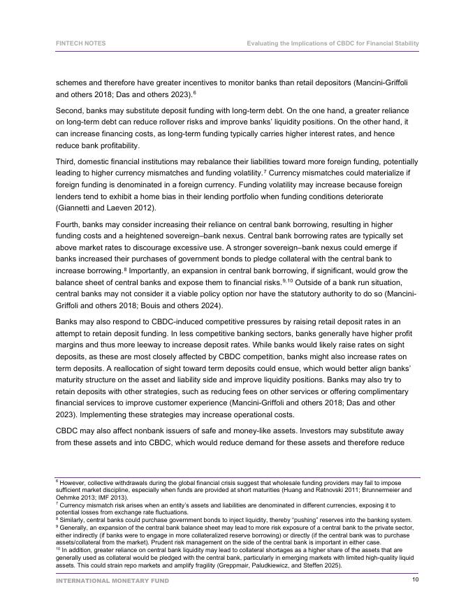 国际货币基金组织：评估CBDC对金融稳定的影响（英文版）_第9页
