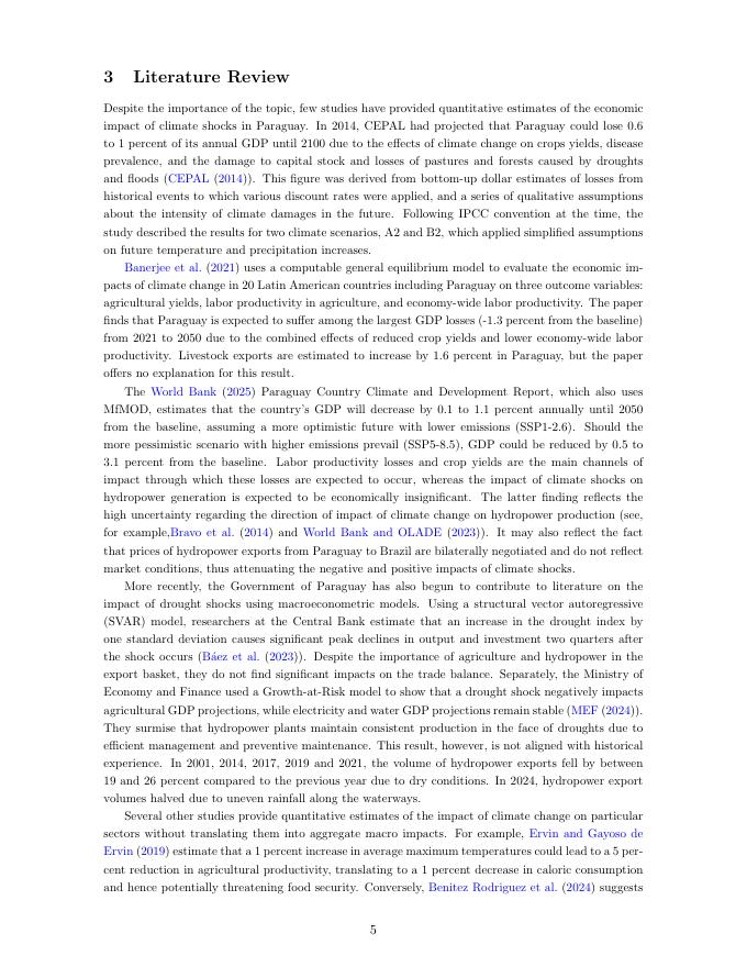 世界银行：评估巴拉圭随机气候冲击的宏观经济影响（英文版）_第7页