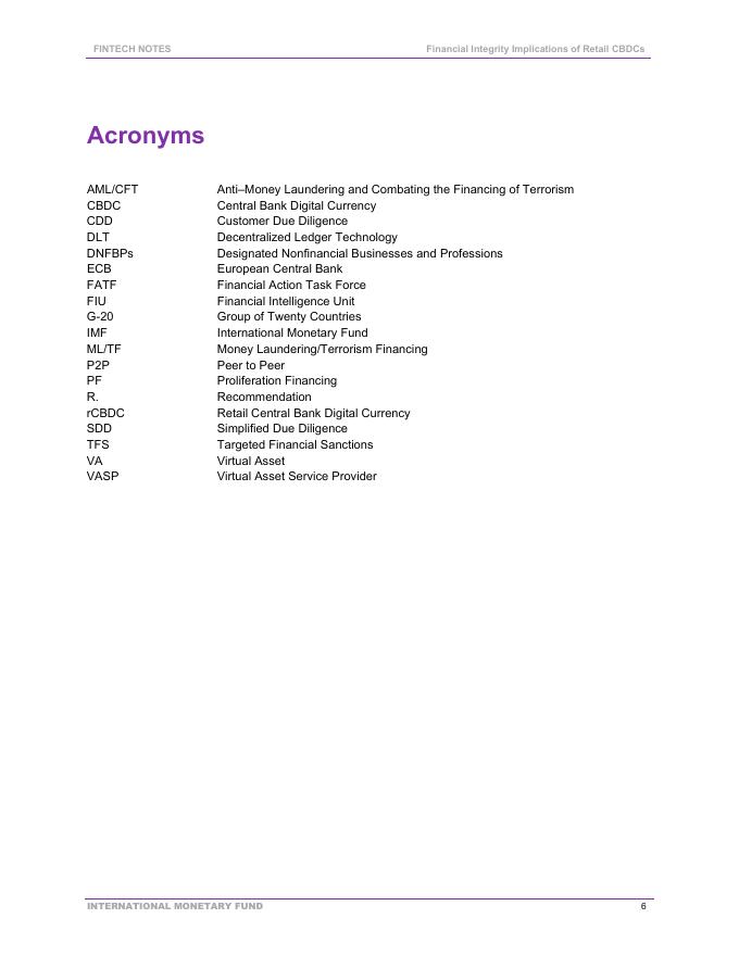 国际货币基金组织：零售中央银行数字货币（rCBDCs）的财务完整性影响（英文版）_第6页