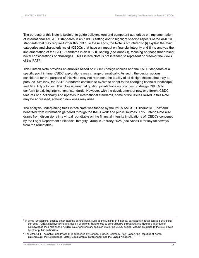 国际货币基金组织：零售中央银行数字货币（rCBDCs）的财务完整性影响（英文版）_第8页
