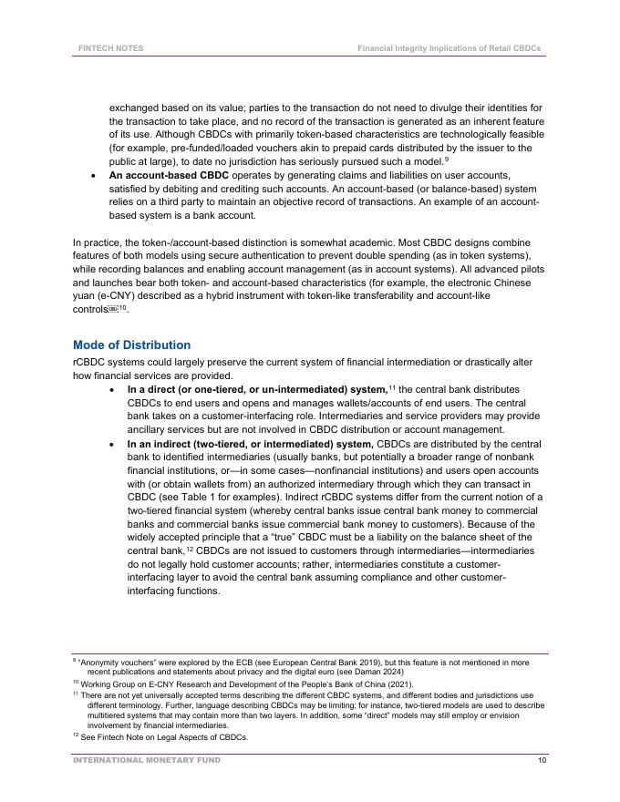 国际货币基金组织：零售中央银行数字货币（rCBDCs）的财务完整性影响（英文版）_第10页