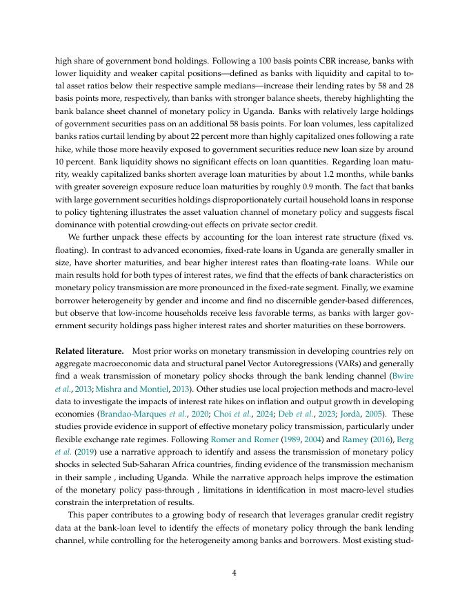 国际货币基金组织：货币政策向家庭信贷的传导：来自乌干达信贷登记数据的证据（英文版）_第6页