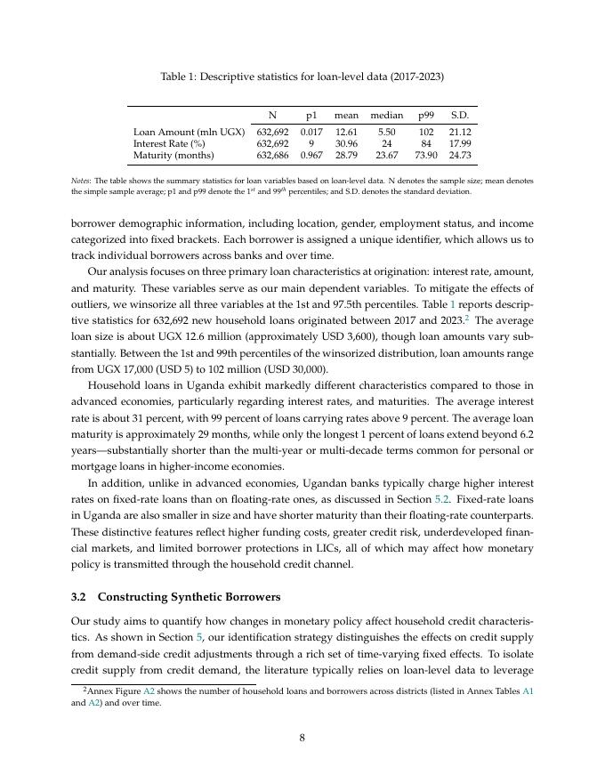 国际货币基金组织：货币政策向家庭信贷的传导：来自乌干达信贷登记数据的证据（英文版）_第10页