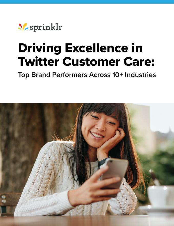 Sprinklr：2020年在推特客户护理中实现卓越：对各个行业的表现者进行深入分析报告（英文版）