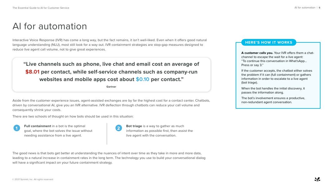 Sprinklr：2021年客户服务人工智能基本指南报告（英文版）_第6页