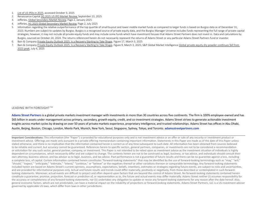 Adams Street：私募市场2026年展望报告：在更大的人工智能应用中提高流动性（英文版）_第10页