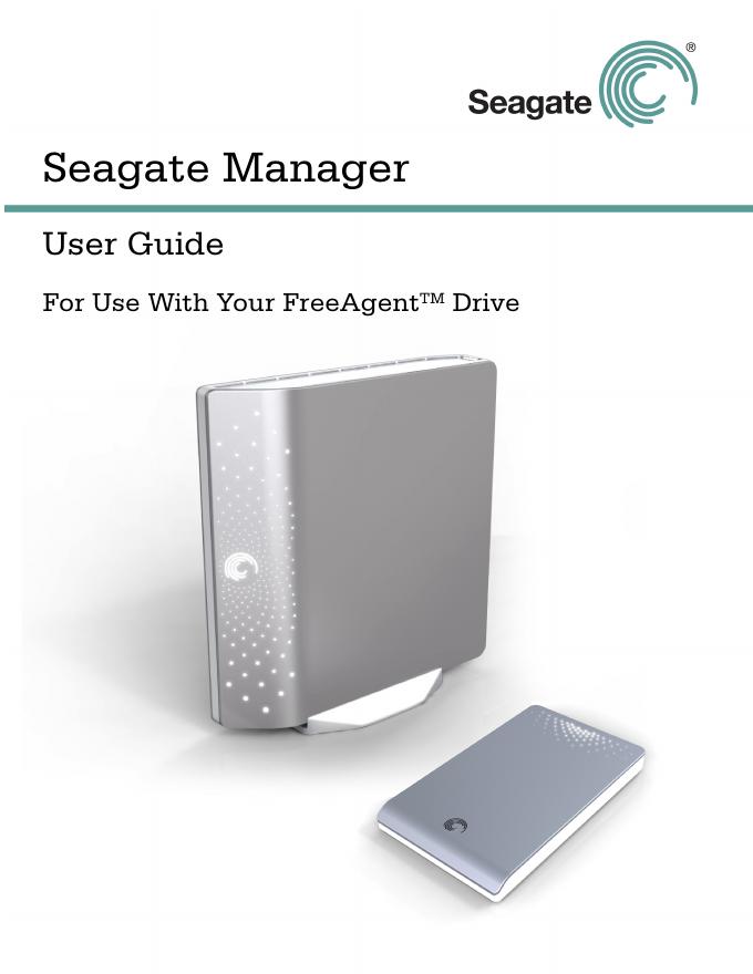Seagate Manager User Guid
