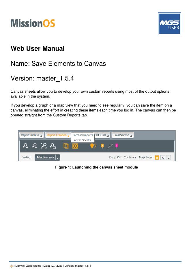 Web用户手册-保存元素到Canvas
