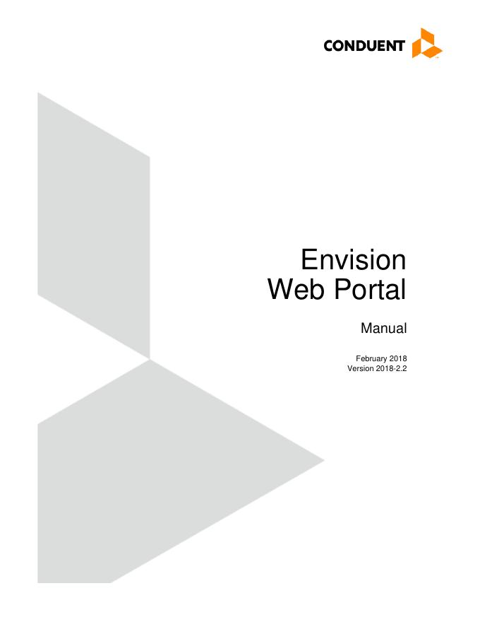Envision Web Portal手册