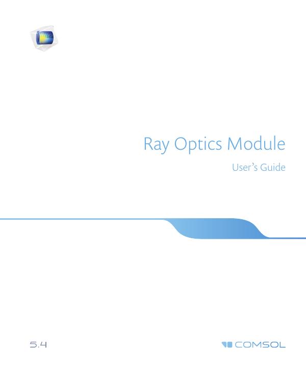 Comsol Ray Optics模块使用手册