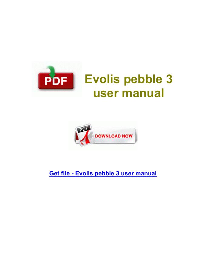 Evolis pebble 3用户手册
