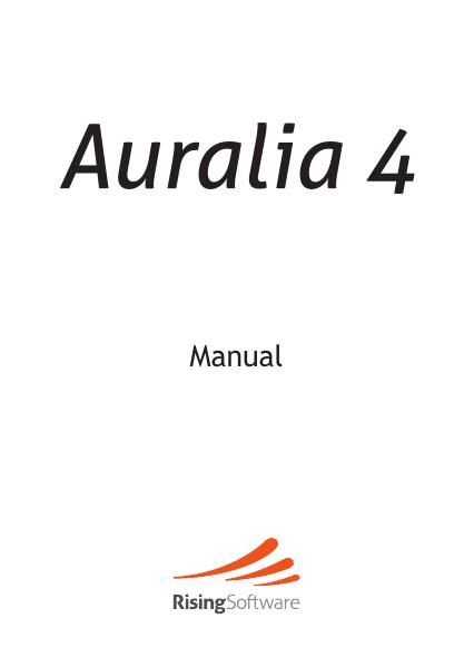 Auralia 4 用户手册