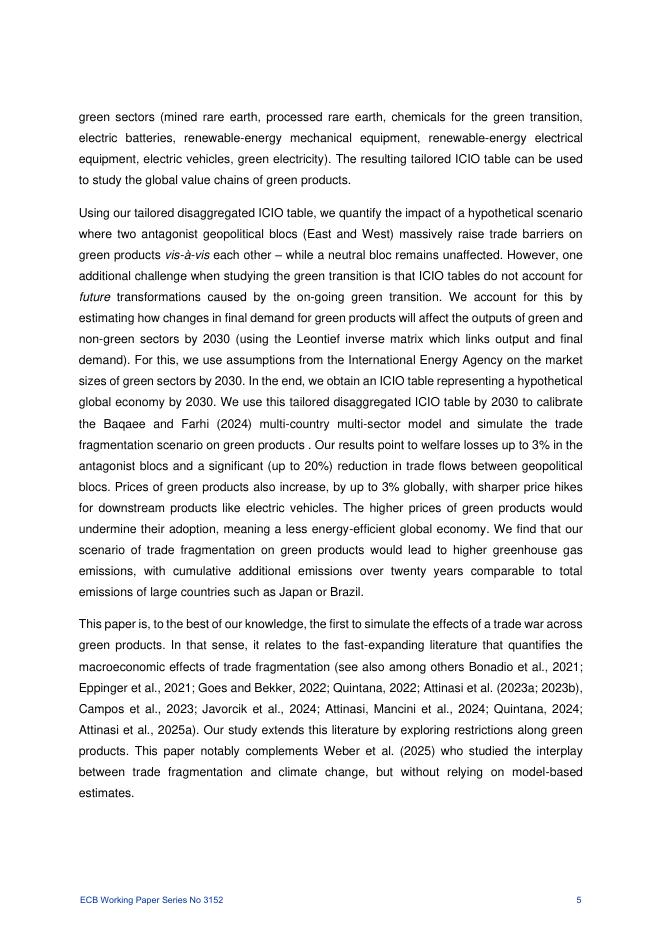 欧洲央行：绿色产品供应链解耦：粒度投入产出分析（英文版）_第6页