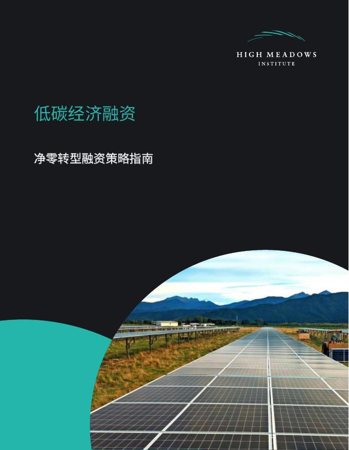 dss顶世智汇：2024年低碳经济融资：净零转型融资策略指南海报