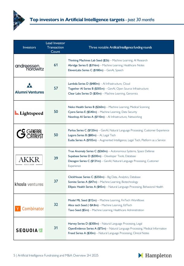 Hampleton：2025年下半年人工智能投融资和并购市场报告（英文版）_第6页