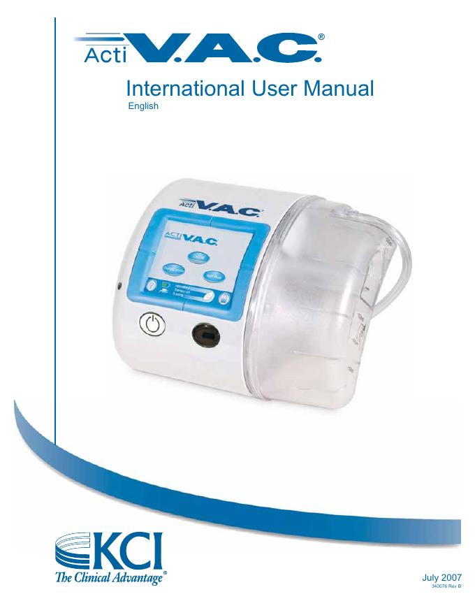 ActiV.A.C.Therapy System使用手册