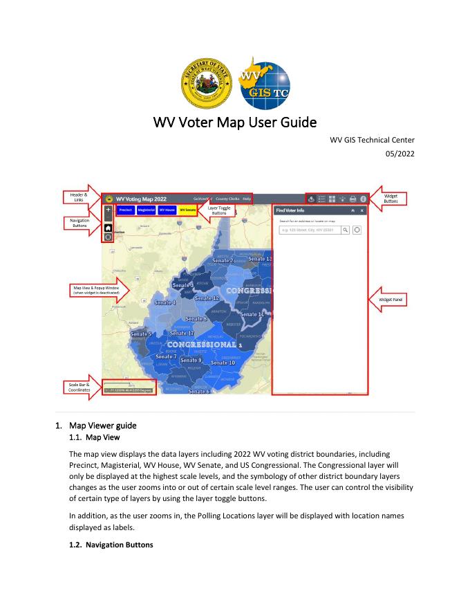 WV Voter Map使用手册