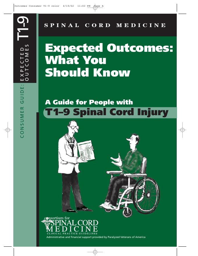 脊柱损伤患者的预期结果