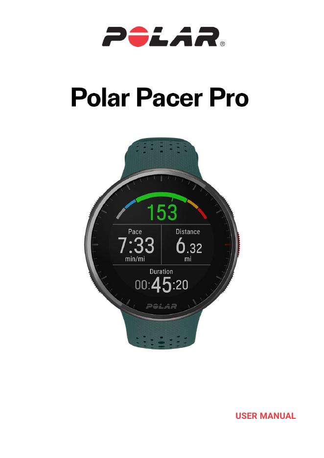 Polar Pacer Pro用户手册