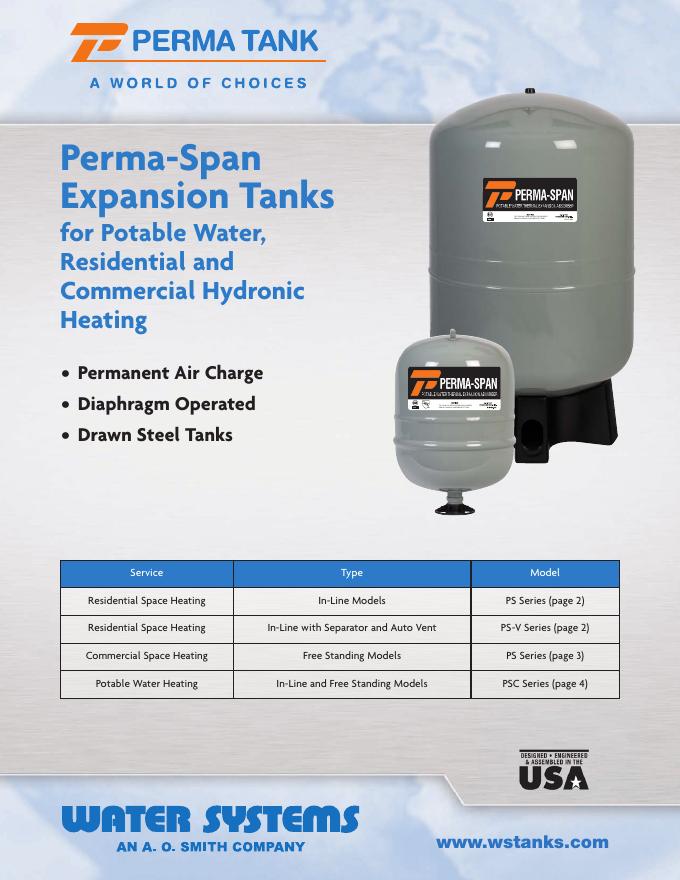 Perma-Span Expansion Tanks产品系列介绍
