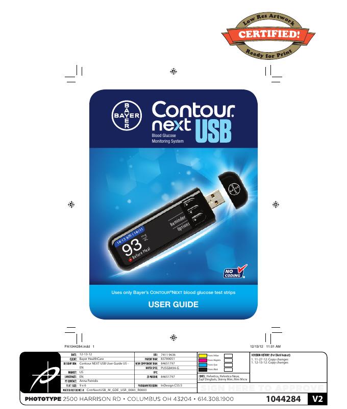 contour®next usb血糖监测系统用户手册