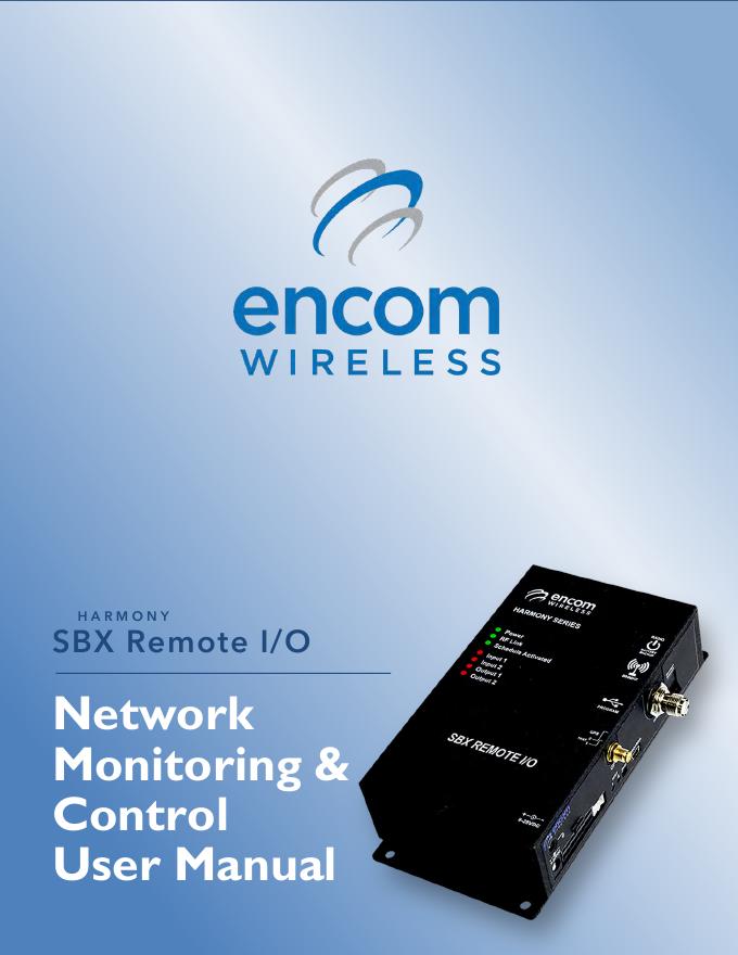 Harmony SBX 远程 I/O 网络监控和控制用户手册
