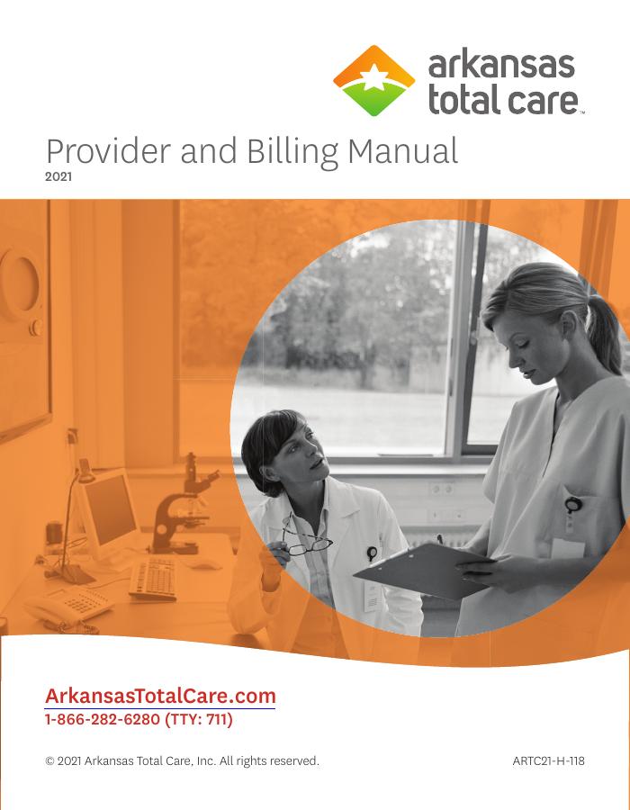 Arkansas Total Care Provider and Billing Manual