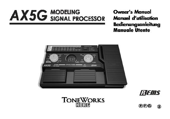 TONEWORKS AX5G用户手册