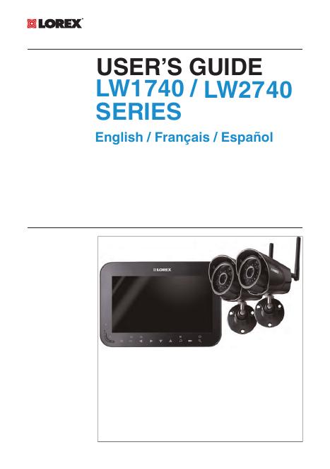 Lorex LW1740/LW2740系列用户手册