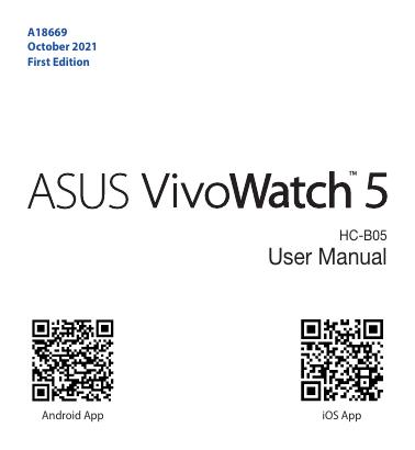ASUS VivoWatch 5用户手册