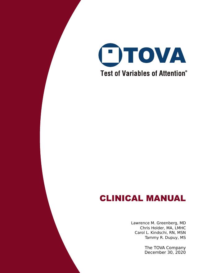 T.O.V.A.® 9临床手册