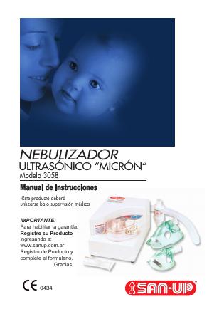 超声波雾化器 MICRÓN 3058 使用手册