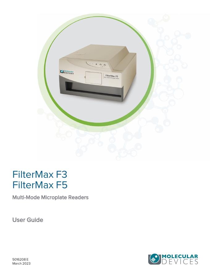 FilterMax F3和FilterMax F5多模式微板读者使用手册
