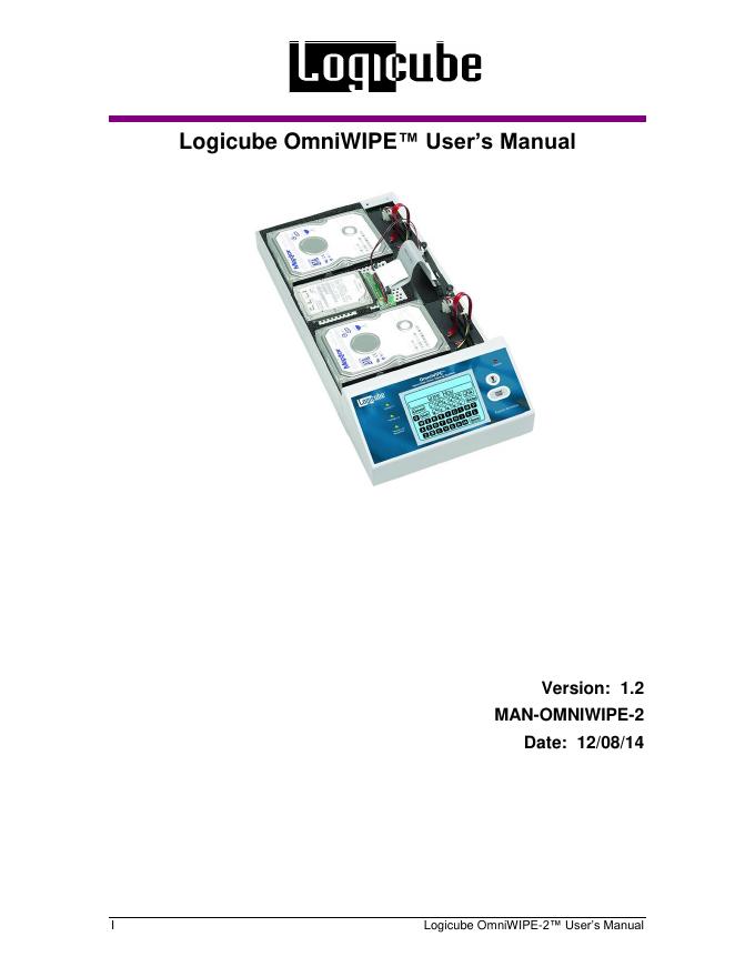 Logicube OmniWIPE-2™用户手册