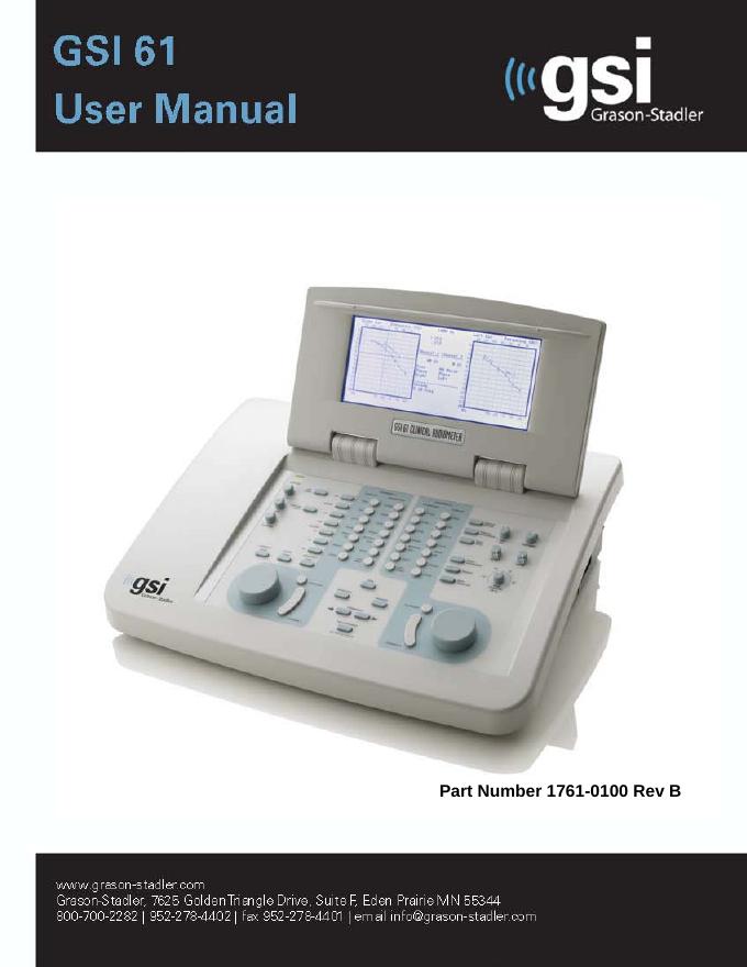 GSI 61用户手册