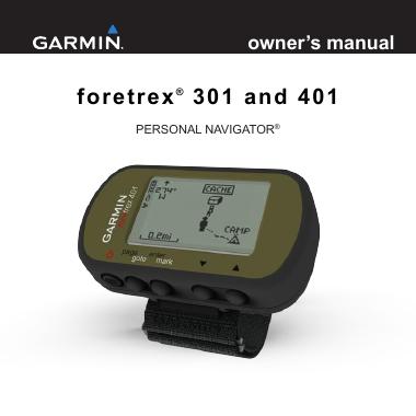 foretrex ® 301和401用户手册