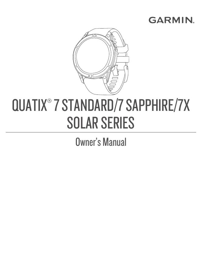 QUATRIX 7 STANDARD/7 SAPPHIRE/7X SOLAR SERIES 系列腕表使用手册