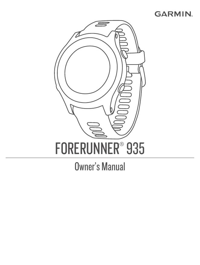 forerunner 935手册