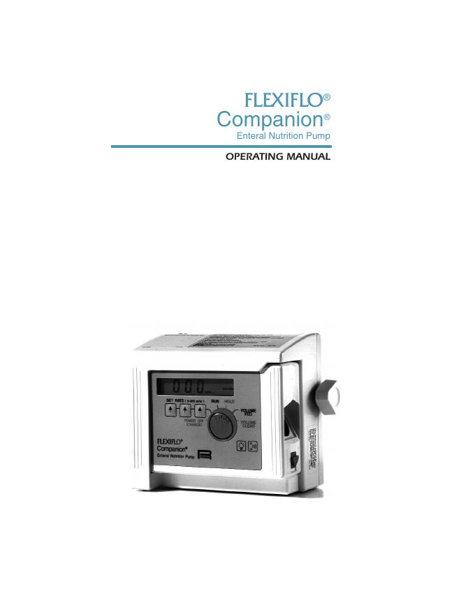 FLEXIFLO® Companion® 输液泵
